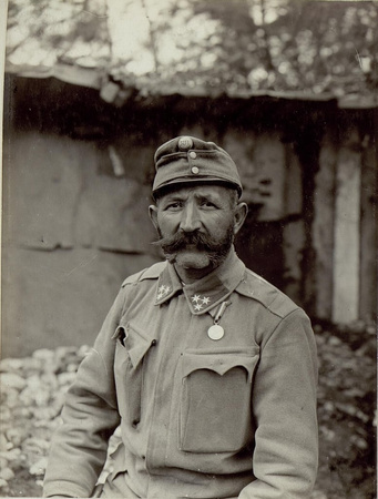 FJI hat cockade, gray - replica