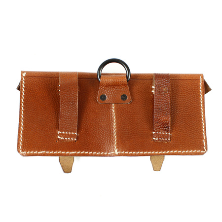 Leather pouch for G43 magazines, brown, grained - replica