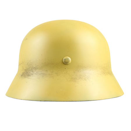 Hełm Stahlhelm M40, piaskowy (DAK) z kalkomanią WH, lekko postarzony