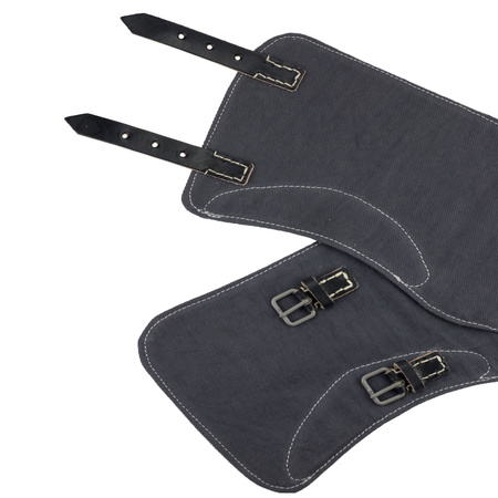 Opinacze niemieckie LW, późno wojenne, czarne skórki - replika