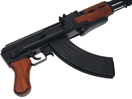 AK-47 assault rifle - folding stock - model gun