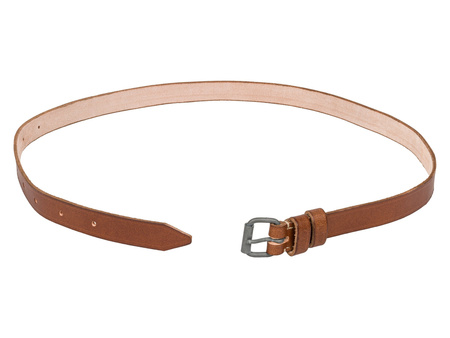 Trouser belt - leather - brown - repro