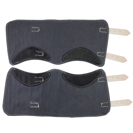 Opinacze niemieckie LW, późno wojenne, czarne skórki - replika