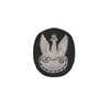 Orzeł wz. 37 na beret pancerniaków, haftowany, czarne sukno - replika