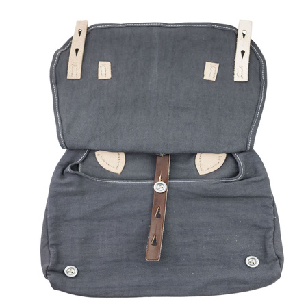 LW M31 breadbag with brown leather - Fredericci repro