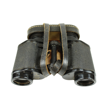 Swedish military binoculars with case - Surplus
