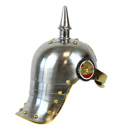 Cuirassier Pickelhaube, Silver - German Kingdom of Prussia cavalry helmet