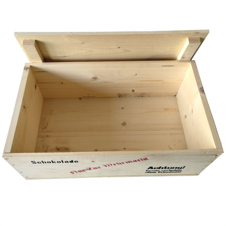 Schokolade Wooden Crate - Replica