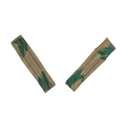 M38 Kragenspiegel - unified WH collar tabs - dark green - repro