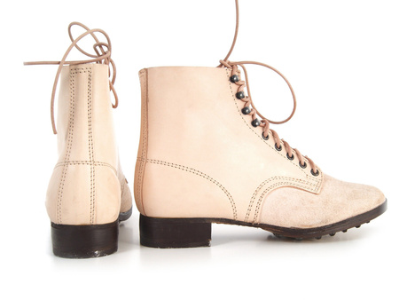 Schnurschuhe M37 - WH/SS German ankle boots - repro