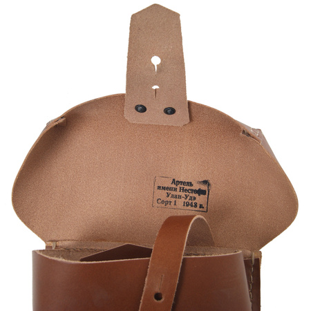 SVT-40/Mosin universal ammo pouch - leather - repro