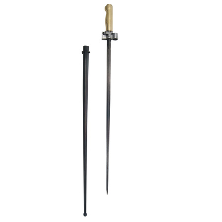 Mle. 1886/93/15 Lebel bayonet with steel scabbard - repro