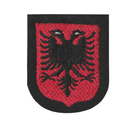 Albanien national patch - SS woolen - repro