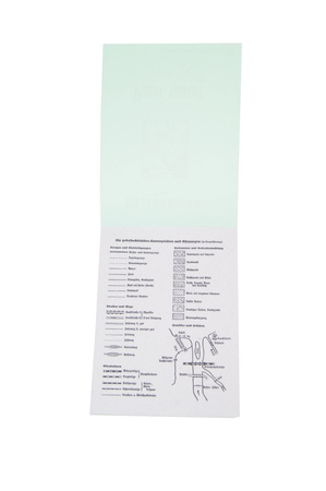 Meldeblock, report notebook - repro