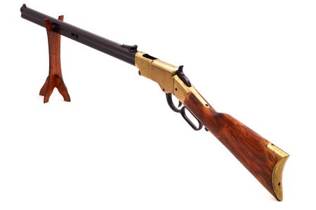 Henry rifle with octogonal barrel 1860 non-firing replica - repro