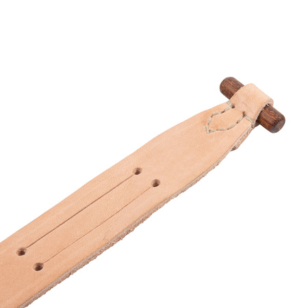 Cavalry carbine strap - undyed leather - repro