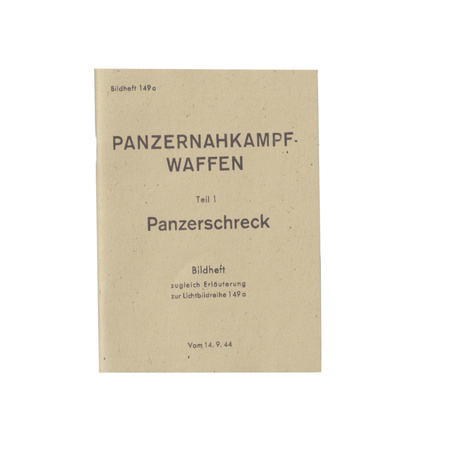 Panzernahkampf Waffen Panzerschreck manual - repro