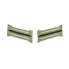 M35 Kragenspiegel, WH collar tabs, folded, white version - repro