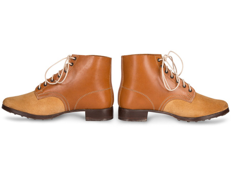 Schnurschuhe M43 - WH German ankle boots - light brown - repro