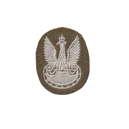 M1937 Polish eagle for caps, wool - repro