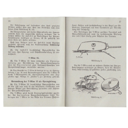 Richtlinien für Panzerhabekampfung manual - repro