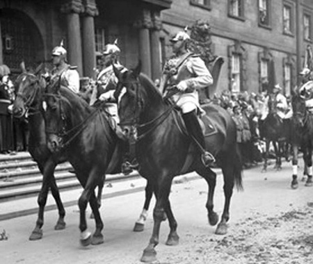 Pickelhauba Kirasjerów Królestwa Prus, czarna - replika