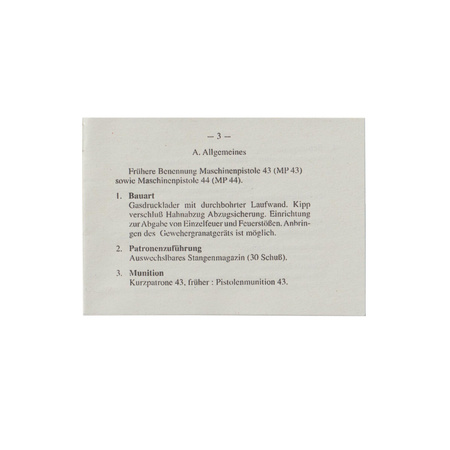 Die Sturmgewehr 44 manual - repro
