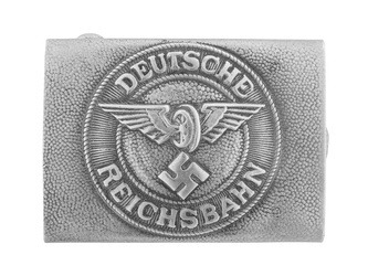 Klamra Reichsbahn/Bahnschutzpolizei, aluminiowa - replika