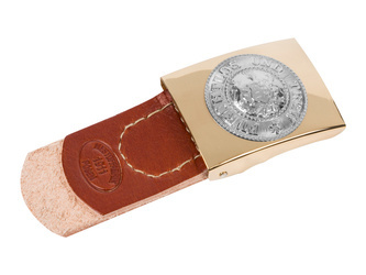 Klamra Witembergii M95, mosiężna z brązowym językiem