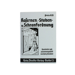 Kasernen-, Stuben- und Schrankordnung - replika