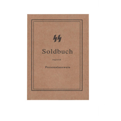 Soldbuch SS wersja do 1942 - replika