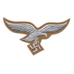 Adler tropikalny LW DAK haftowany, tło piaskowe