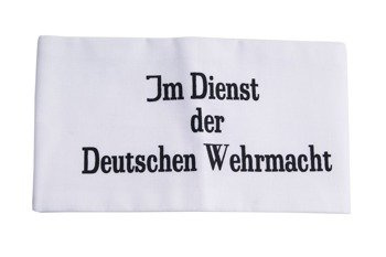 Opaska "Im Dienst der Deutschen Wehrmacht" replika
