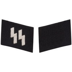 Patki SS żołnierskie Schutze, haftowane, sukienne - replika