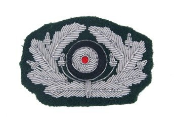 Wieniec z kokardą oficerski, haftowany - replika