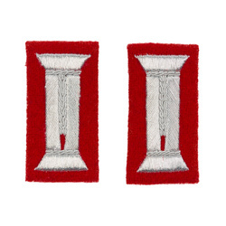 Mankiety paradne oficerskie artylerii (czerwone)