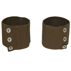 Opinacze lniane do spodni letnich wz. 38, wersja 3 guzikowa - replika