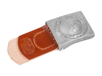 Klamra Luftwaffe, aluminiowa z brązowym językiem