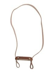 Pokrowiec na lornetkę - deszczochron - skórzany - brązowy