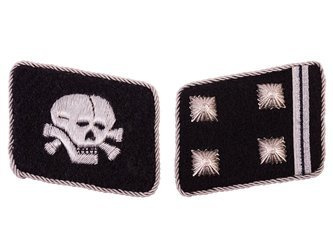 Patki oficerskie SS Totenkopf, sukienne - Obersturmbannführer
