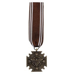 Krzyż za 10 lat służby NSDAP - brązowy, replika