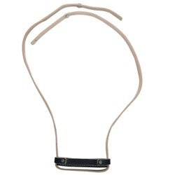 Pokrowiec na lornetkę - deszczochron WH/SS - skórzany - czarny