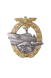 Odznaka KM S-Boot, antykowana - replika
