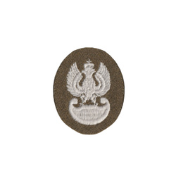 Orzeł PSZnZ, khaki, haftowany na beret - replika