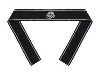 Taśma na rękaw Waffen SS, Totenkopf - RZM, oficerska, drugi model