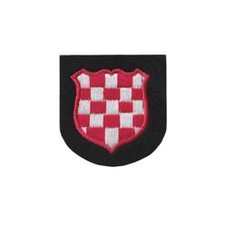 Chorwacja - naszywka sukienna - replika