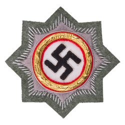 Krzyż Niemiecki Złoty, wersja polowa sukiena - replika