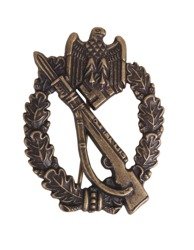Odznaka szturmowa brązowa, antykowana - replika