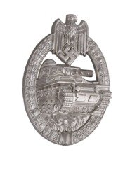 Odznaka szturmowa pancerna srebrna - replika