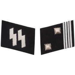 Patki podoficerskie SS sukienne - Sturmscharführer